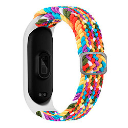 PHONECARE Bracelet Braided NylonSense Avec Boucle Ajustable pour Xiaomi Mi Band 6 / Mi Smart Band 6 - Colorido