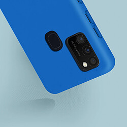 Avis Avizar Coque Galaxy M21 / M31 / M30s Silicone Semi-rigide Finition Soft Touch bleu