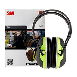 Avis Casque antibruit Peltor X4A 3M - serre-tête - 33dB - vert - X4A