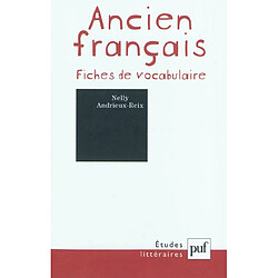 Ancien français : fiches de vocabulaire - Occasion