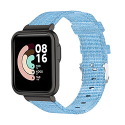 Bracelet en nylon sangle réglable, bleu pour votre Xiaomi Redmi Watch/Mi Watch Lite