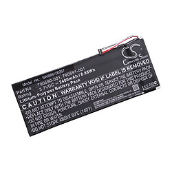 vhbw batterie compatible avec HP 7 Plus G2, Plus G2 1331 laptop (2400mAh, 3,7V, Li-Polymère)