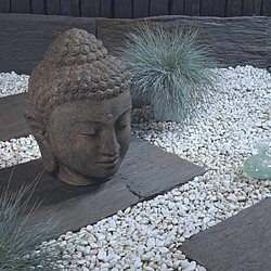 Jardinex Statue jardin boud... 50 cm - Gris anthracite