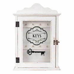 Avis Armoire à clés Alexandra House Living Blanc 7 x 36 x 25 cm