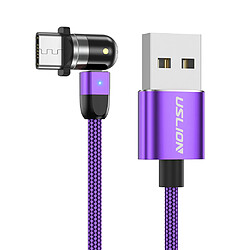 540 Câble USB De Charge Magnétique 360180 Violet 1m Type-C