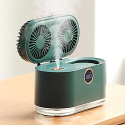 Avis Mini Climatiseur 3 En 1 Ventilateur De Refroidissement Humidificateur Purificateur LED Vert Clair