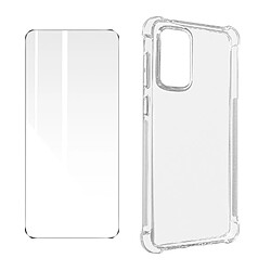 Avizar Pack Protection Samsung Galaxy A73 5G Coque + Verre Trempé Transparent