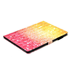 Avis Etui en PU impression de motif décor spot lumineux avec support cristaux pour votre Apple iPad 10.2 (2019)