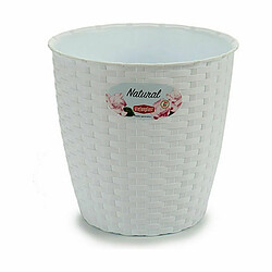 Cache-pot Stefanplast Blanc Plastique 19 x 17,5 x 19 cm (12 Unités)