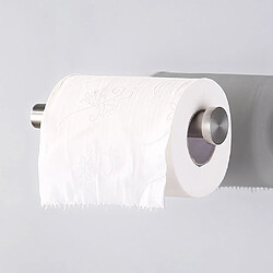 Universal Porte-papier toilette autocollant 3m en nickel brossé, en acier inoxydable, papier tissu de salle de bain non percé, rouille rouillée.