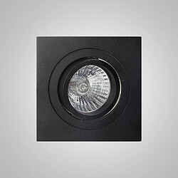 Avis Inspired Downlight encastré pivotant GU10 9,2 cm carré, 1 x GU10 Max 50 W, noir sable