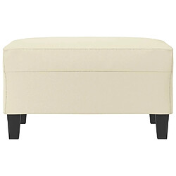 Avis Maison Chic Repose-pied,Tabouret confortable Crème 70x55x41 cm Similicuir -MN18762