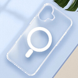 Avis Avizar Coque MagSafe pour iPhone 16 Plus Polycarbonate Contour Silicone Transparent