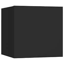 Acheter Maison Chic Ensemble de meubles TV 5 pcs | Banc TV Moderne pour salon | Meuble de Rangement - Noir Aggloméré -MN51000