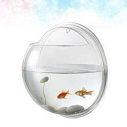 Universal Cuve à poissons acrylique murale accrylique accru aquarium aquarium décoration maison (diamètre 25 cm) |