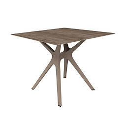 Table Phenolique Chêne 900x900 Pied De Table Vela "s" - Resol