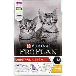 Purina Croquettes PRO PLAN Chat Junior - Riche en Poulet - 3 KG