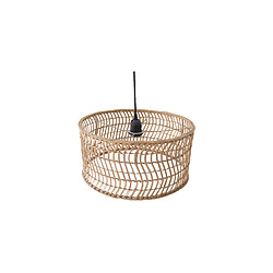 Avis ICONIK INTERIOR Lampe de plafond en rotin - Lampe suspendue au stile Boho Bali - Beri Naturel