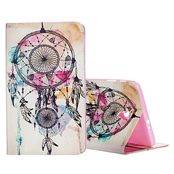 Wewoo Coque renforcée or pour Samsung Galaxy Tab A 8.0 2017 / T385 Peinture Dream Catcher Motif Horizontal Housse en cuir Flip avec support & Slots de cartes Portefeuille