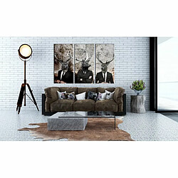 Paris Prix Tableau Imprimé Deer in Suits I 60 x 90 cm