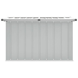 vidaXL Boîte de rangement de jardin Gris 109x67x65 cm