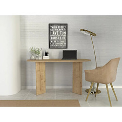 Vente-Unique Bureau console - Coloris : Naturel clair - TOPANIA