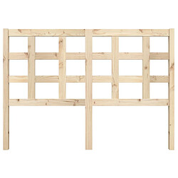 Avis Maison Chic Tête de lit moderne pour chambre - Décoration de lit 140,5x4x100 cm Bois massif de pin -MN82834