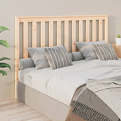 Maison Chic Tête de lit scandinave,Meuble de chambre 156x6x101 cm Bois massif de pin -MN55273