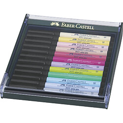 FABER-CASTELL Feutre PITT artist pen, étui de 12 ()