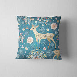 Bonamaison Housses de Coussin, Polyester, Multicolore, 45X45 Cm