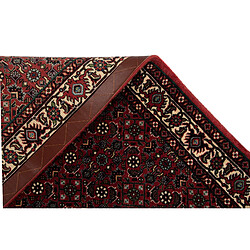 Avis Vidal Tapis de couloir en laine 395x70 rouge Bidjar