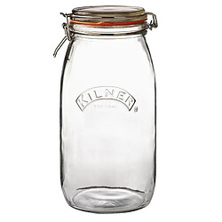 Bocal pour conserves en verre avec clip - Kilner 3 L