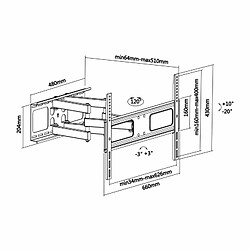 Avis Support de TV Aisens WT70TSLE-027 50 kg