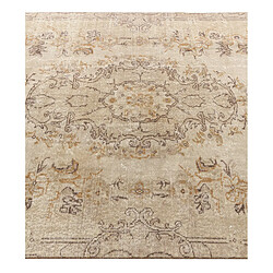 Avis Vidal Tapis de laine 290x160 brun Ultra Vintage