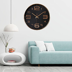 Horloge murale montre de mur de mur en plastique décoratif