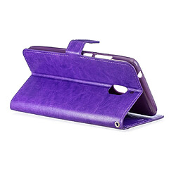 Acheter Wewoo Housse Coque Crazy Horse Texture Horizontal Etui en cuir avec support et fentes pour cartes et portefeuille et cadre photo Nokia 2.1 Violet