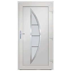 Acheter vidaXL Porte d'entrée anthracite 98x208 cm PVC