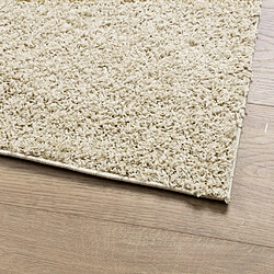 Avis vidaXL Tapis shaggy PAMPLONA poils longs moderne doré 300x400 cm