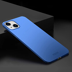 Mofi Coque en TPU surface givrée bleu pour votre Apple iPhone 13 6.1 pouces