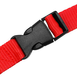 Wewoo Muselières chien Fournisseur d'animal muselière nylon respirant confortable doux maille réglable masque de bouche pour animaux empêchent la morsuretaille 12cm rouge pas cher