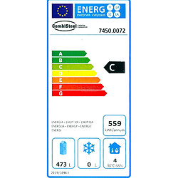 Armoire réfrigérée positive inox - 650 litres - Combisteel