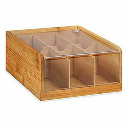 Kinvara Organisateur Thé Bambou 22 x 10 x 20,5 cm (6 Unités)