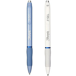 Stylo gel Sharpie S-Gel Bleu Blanc 0,7 mm (12 Unités)