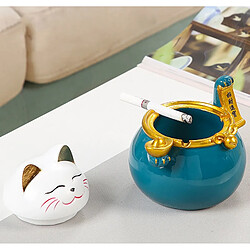 Universal Cendrier en céramique pour chat chanceux doré Décoration de bureau Accessoires de tabagisme Herbe Mignonne Fille Coupe-vent Cendrier Décoration de la maison |