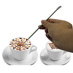 Aiguille Stylo de Café en Acier Inoxydable pour Cappuccino Café Latte