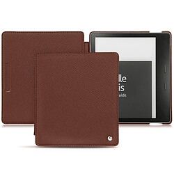 Housse cuir Amazon Kindle Oasis (2019) - Rabat horizontal - Marron délicat ( Pantone #95614d) - NOREVE