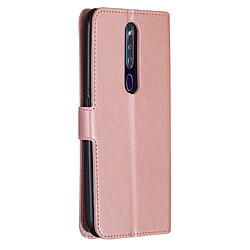 Avis Wewoo Housse Coque Pour OPPO F11 Pro / R19 Classic Calf Texture Horizontal Flip PU en cuiravec support et fentes cartes et portefeuille or rose