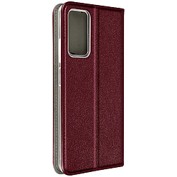 Avizar Étui pour Xiaomi Redmi Note 11 Pro 5G Porte-carte Fonction Support Bordeaux