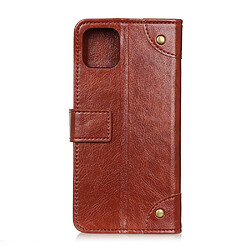 Avis Wewoo Coque Etui à rabat en cuir nappa pour iPhone 11 Pro support et emplacements cartes et porte-monnaie Marron