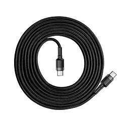 Cable USB-C Baseus Cafule PD 2.0 3A 60W 2M Negro/Gris